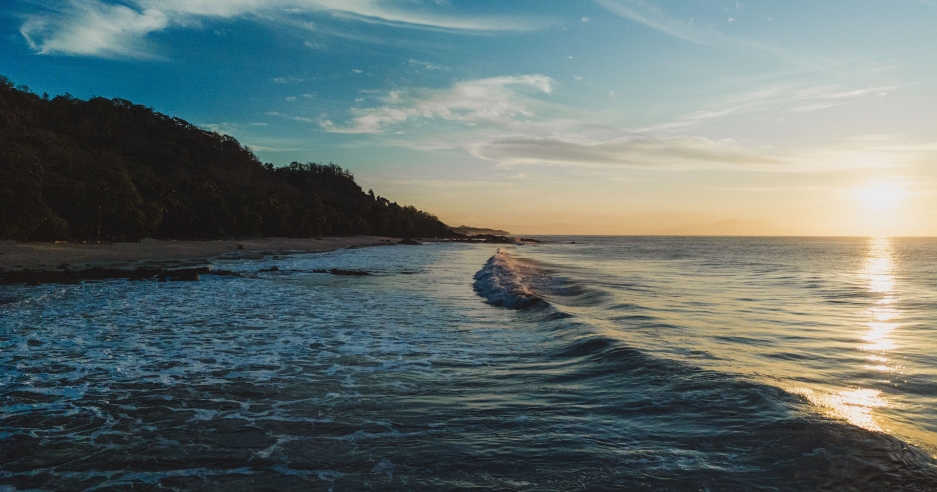 Surfing in Montezuma